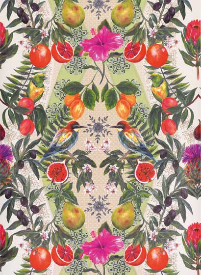 Tapete Talavera von Osborne & Little - Pale Sand-4217.2 Tapete Talavera von Osborne & Little - Pale Sand-4217.2