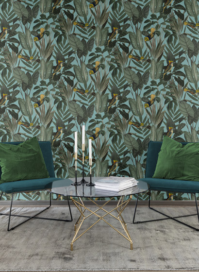 Rebel Walls Papier peint panoramique Yellow Bird-4227 Rebel Walls Papier peint panoramique Yellow Bird-4227