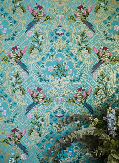 Vogel Tapete Brodsworth von Little Greene-4272 Vogel Tapete Brodsworth von Little Greene-4272
