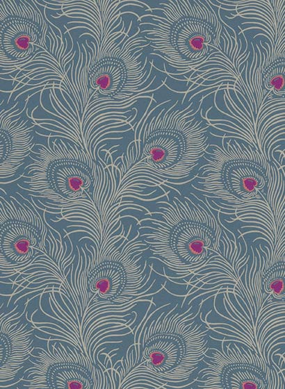 Tapete Carlton House Terrace von Little Greene - Blue Plume-4274.1 Tapete Carlton House Terrace von Little Greene - Blue Plume-4274.1