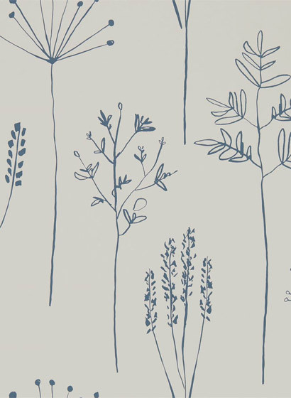 Gräser Tapete Stipa von Scion - Denim-4278.1 Gräser Tapete Stipa von Scion - Denim-4278.1