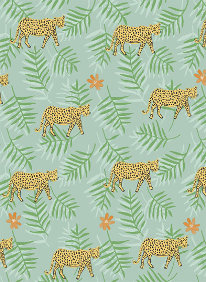 Leoparden Tapete Rice 5 von Eijffinger-4346 Leoparden Tapete Rice 5 von Eijffinger-4346