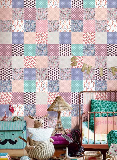 Wandbild Patchwork von Eijffinger-4361 Wandbild Patchwork von Eijffinger-4361