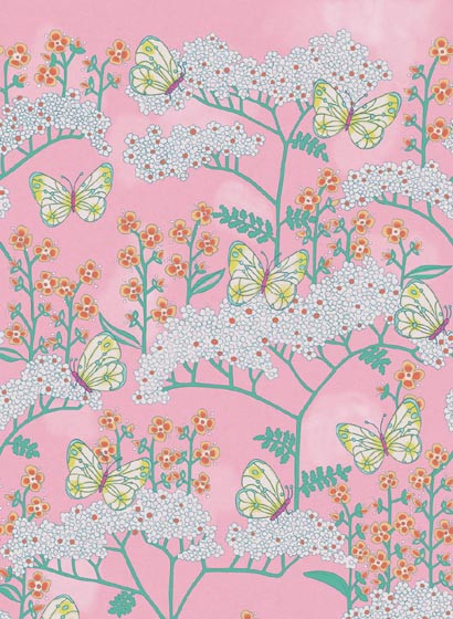 Wandbild Butterflies and Flowers von Eijffinger-4362 Wandbild Butterflies and Flowers von Eijffinger-4362