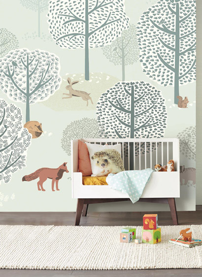 Wandbild Forest Animals von Eijffinger-4375 Wandbild Forest Animals von Eijffinger-4375