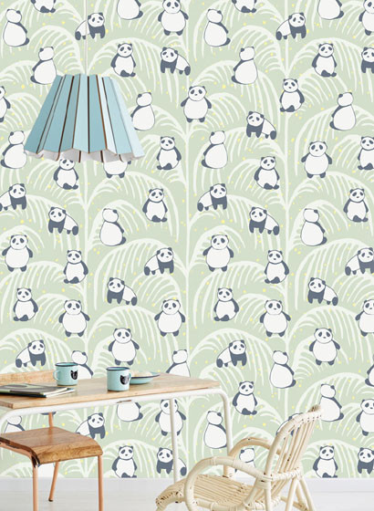 Wandbild Panda Palm von Eijffinger-4379 Wandbild Panda Palm von Eijffinger-4379