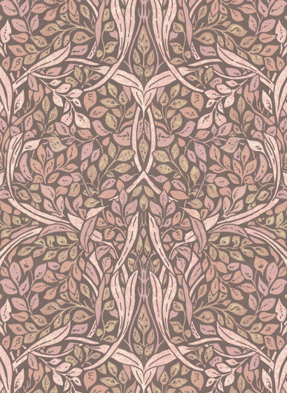 Eijffinger Wallpaper Swirling Leaves Autumn-4417.1