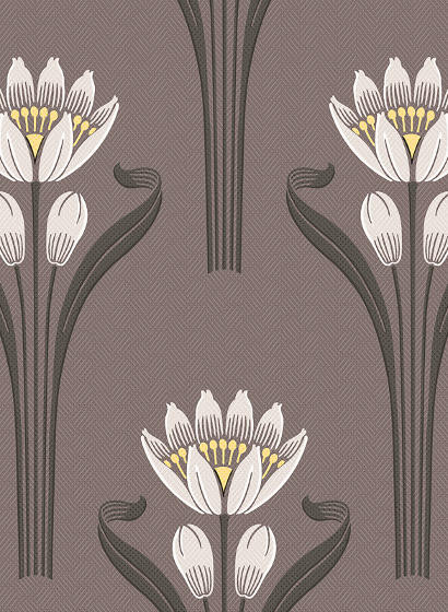 Isidore Leroy Papier peint Tulipes - Tabac-4636.4 Isidore Leroy Papier peint Tulipes - Tabac-4636.4