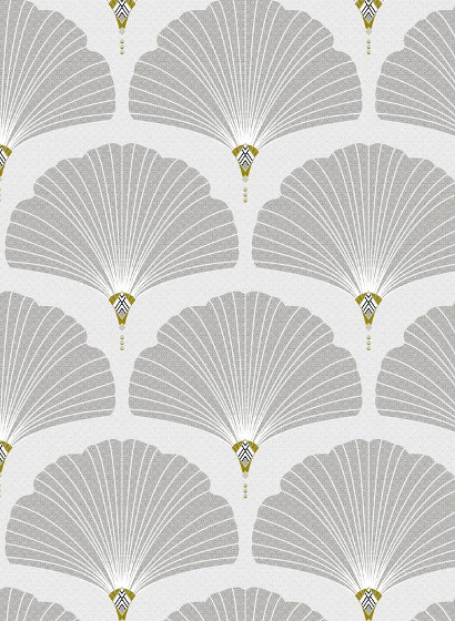 Belle Époque Tapete Shan von Isidore Leroy - Argent-4656.3