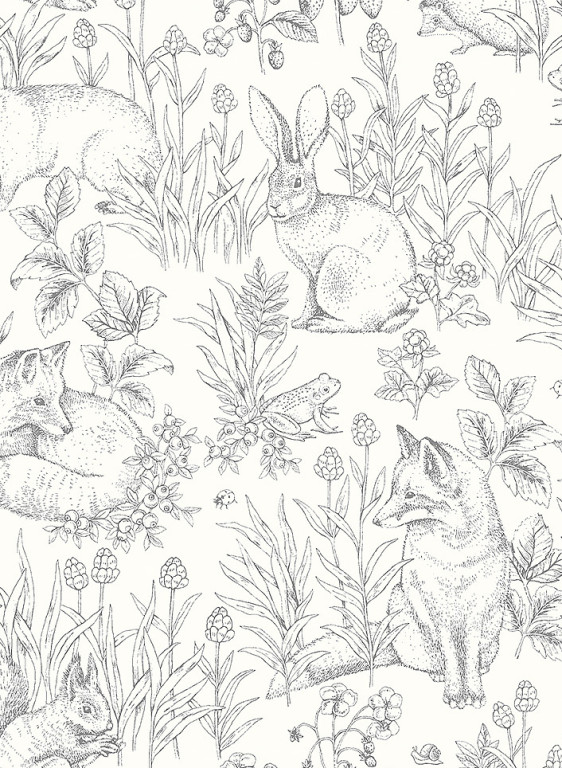 Wald Tapete Forest Friends von Boras - 7478-4706.2