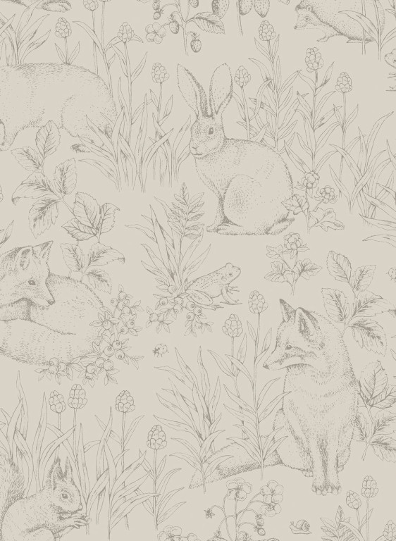 BoråsTapeter Tapete Forest Friends - 6922-4706.5