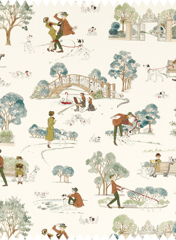 Sanderson Tissu 101 Dalmatians-50264 Sanderson Tissu 101 Dalmatians-50264