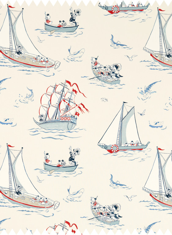 Sanderson Tissu Donald Nautical-50267 Sanderson Tissu Donald Nautical-50267