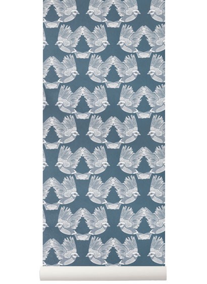 Ferm Living Wallpaper Birds-5158 Ferm Living Wallpaper Birds-5158