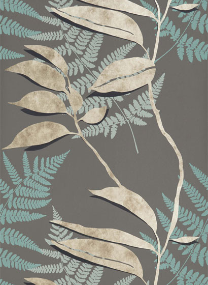 Tapete Feuille D Or von Osborne & Little - Cacao / Gold-5196.6 Tapete Feuille D Or von Osborne & Little - Cacao / Gold-5196.6