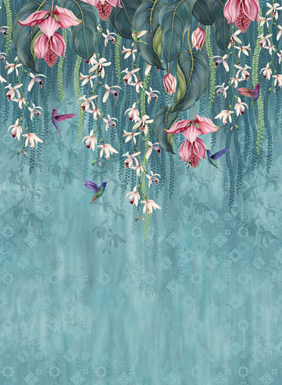 Osborne & Little Wallpaper Trailing Orchid-5163 Osborne & Little Wallpaper Trailing Orchid-5163