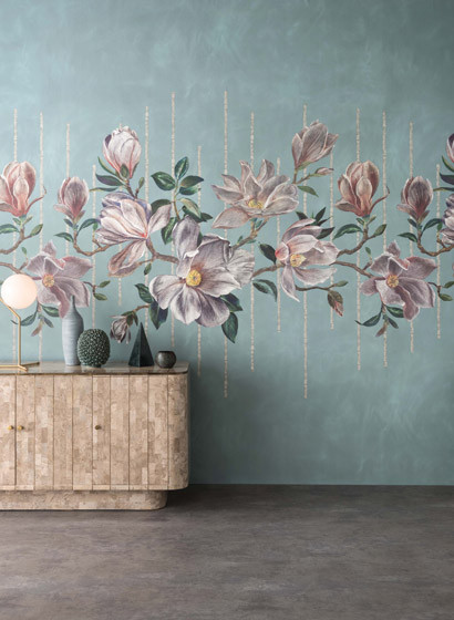 Osborne & Little Mural Magnolia Frieze-5167 Osborne & Little Mural Magnolia Frieze-5167