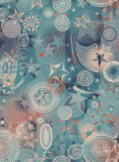 Tapete Etoiles von Jean Paul Gaultier - Bleus-5189.2