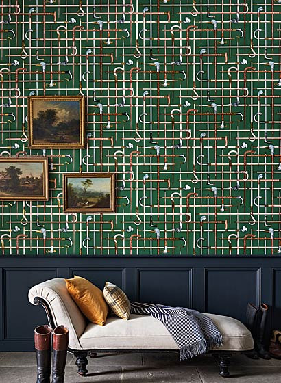 Fornasetti Tapete Bastoni von Cole and Son-5201 Fornasetti Tapete Bastoni von Cole and Son-5201