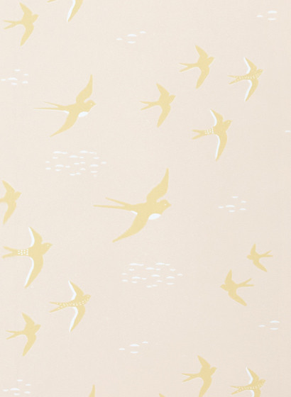 Majvillan Vogeltapete Follow the Wind - Sunny Pink-5210.1 Majvillan Vogeltapete Follow the Wind - Sunny Pink-5210.1