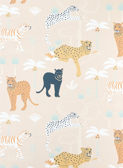 Majvillan Wallpaper Black Panther Creamy Orange-5214.3