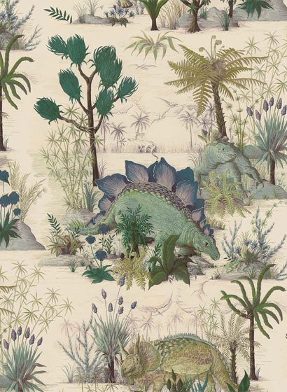 House of Hackney Papier peint panoramique Dinosauria - Ecru-5254.4 House of Hackney Papier peint panoramique Dinosauria - Ecru-5254.4
