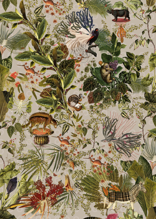 Moooi for Arte Papier peint Menagerie of Extinct Animals - MO2073 - Cloud-5268.3 Moooi for Arte Papier peint Menagerie of Extinct Animals - MO2073 - Cloud-5268.3