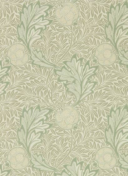 Obst Tapete Apple von Morris & Co. - Bay Leaf-5277.1 Obst Tapete Apple von Morris & Co. - Bay Leaf-5277.1
