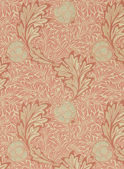 Obst Tapete Apple von Morris & Co. - Rust Gold-5277.5 Obst Tapete Apple von Morris & Co. - Rust Gold-5277.5