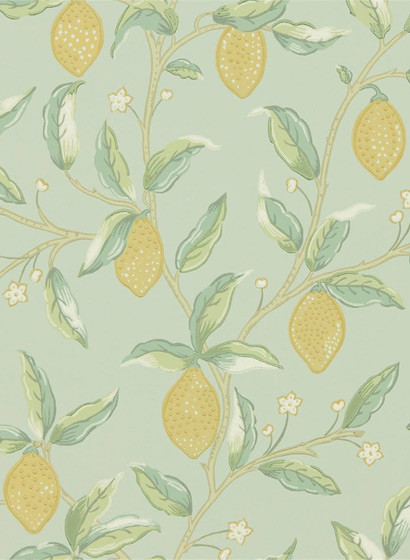 Zitronen Tapete Lemon Tree von Morris & Co.-5280 Zitronen Tapete Lemon Tree von Morris & Co.-5280