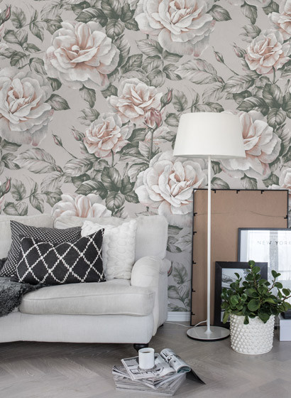 Rebel Walls Papier peint panoramique Nude Roses-5309