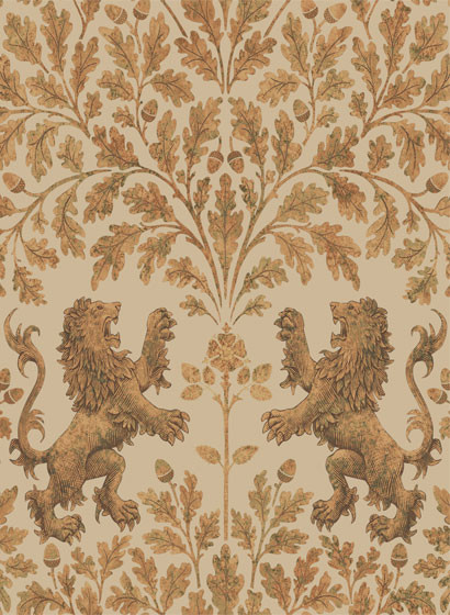 Tapete Boscobel Oak von Cole & Son - Metallic Gold on Oat-5407.2 Tapete Boscobel Oak von Cole & Son - Metallic Gold on Oat-5407.2