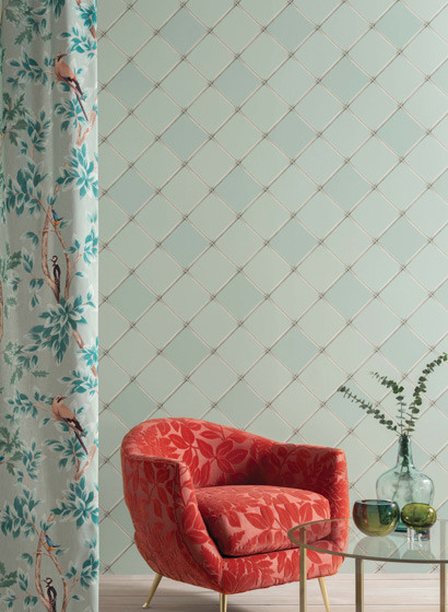 Osborne & Little Wallpaper Palm House Trellis-5474 Osborne & Little Wallpaper Palm House Trellis-5474