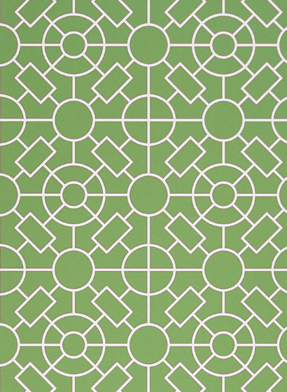 Osborne & Little Carta da parati Knot Garden - Garden Greene/ Ivory-5477.2 Osborne & Little Carta da parati Knot Garden - Garden Greene/ Ivory-5477.2