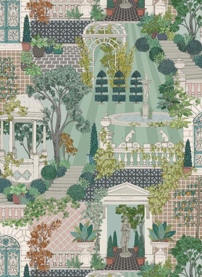 Osborne & Little Wallpaper Follies-5481 Osborne & Little Wallpaper Follies-5481