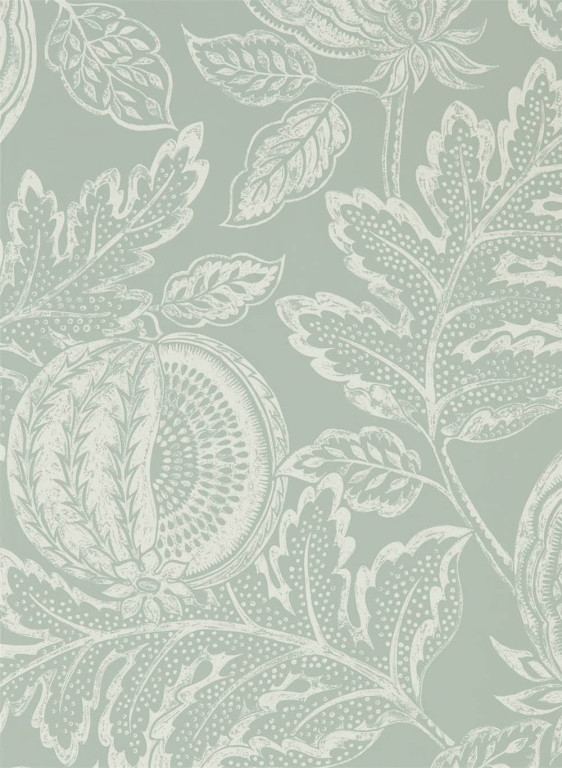 Sanderson Papier peint Cantaloupe - English Grey-5484.1