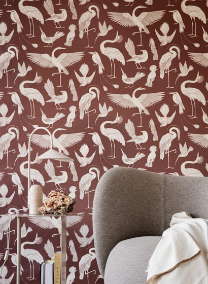 Ferm Living Wallpaper Birds-5508 Ferm Living Wallpaper Birds-5508
