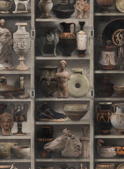Antik Tapete Greek Pottery von MINDTHEGAP-5519 Antik Tapete Greek Pottery von MINDTHEGAP-5519
