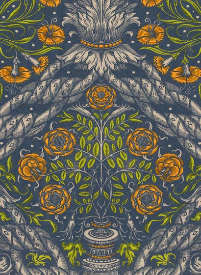 Mindthegap Papier peint Floral Ornament-5530 Mindthegap Papier peint Floral Ornament-5530