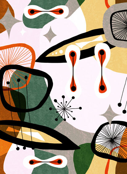 Moderne Tapete Century Elements von MINDTHEGAP-5582 Moderne Tapete Century Elements von MINDTHEGAP-5582