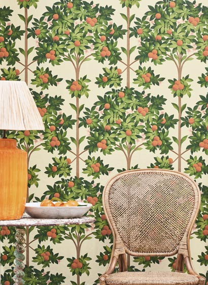 Florale Tapete Orange Blossom von Cole & Son-5699 Florale Tapete Orange Blossom von Cole & Son-5699
