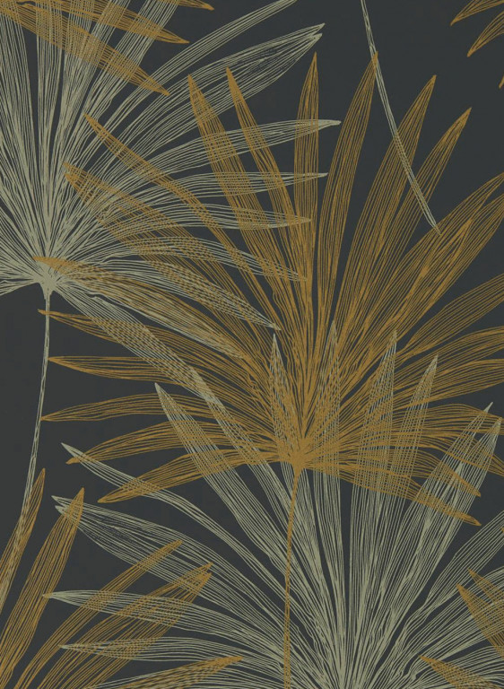 Harlequin Wallpaper Mitende Jet/ Gold-5726.2 Harlequin Wallpaper Mitende Jet/ Gold-5726.2