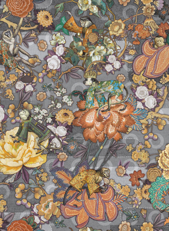 Tapete Rendezvous Tokyo Blue von Moooi - Cashmere-5733.2