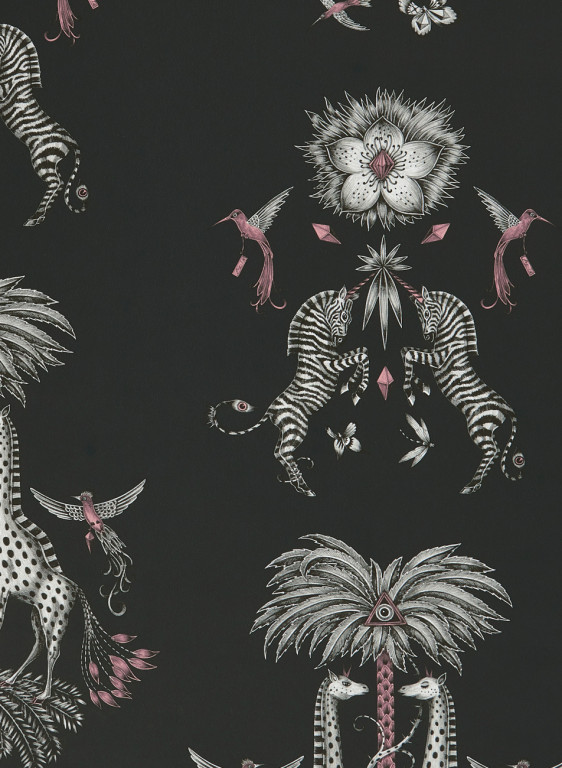 Clarke & Clarke Tapete Creatura - Charcoal-5761.4 Clarke & Clarke Tapete Creatura - Charcoal-5761.4