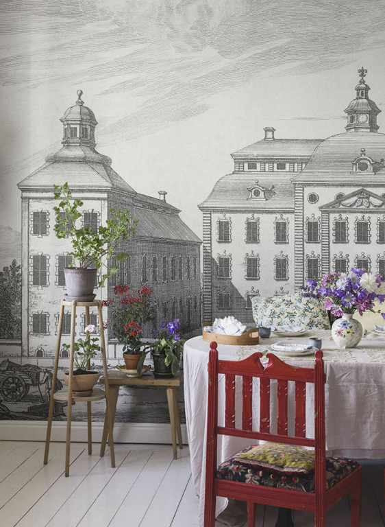 Sandberg Papier peint panoramique Löfstad Slott-5804 Sandberg Papier peint panoramique Löfstad Slott-5804