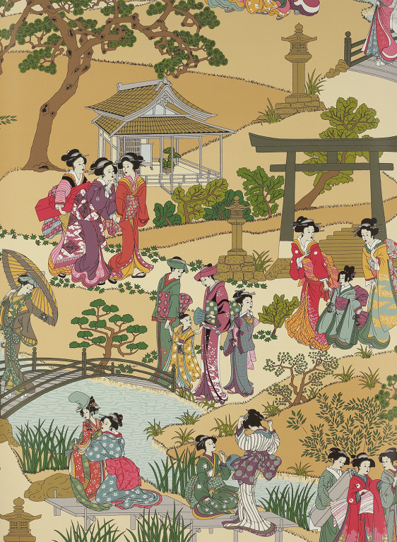 Manuel Canovas Carta da parati Geishas - Epice-5808.1 Manuel Canovas Carta da parati Geishas - Epice-5808.1