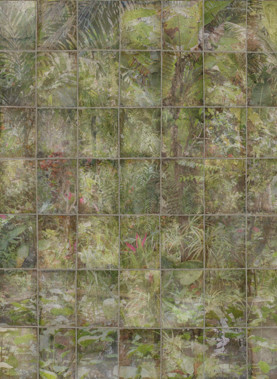 Osborne & Little Wandbild Makino - Leaf Green-5818.1