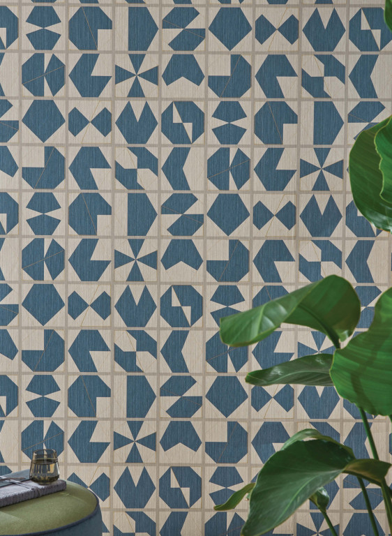 Osborne & Little Wallpaper Kutani Vinyl-5826 Osborne & Little Wallpaper Kutani Vinyl-5826