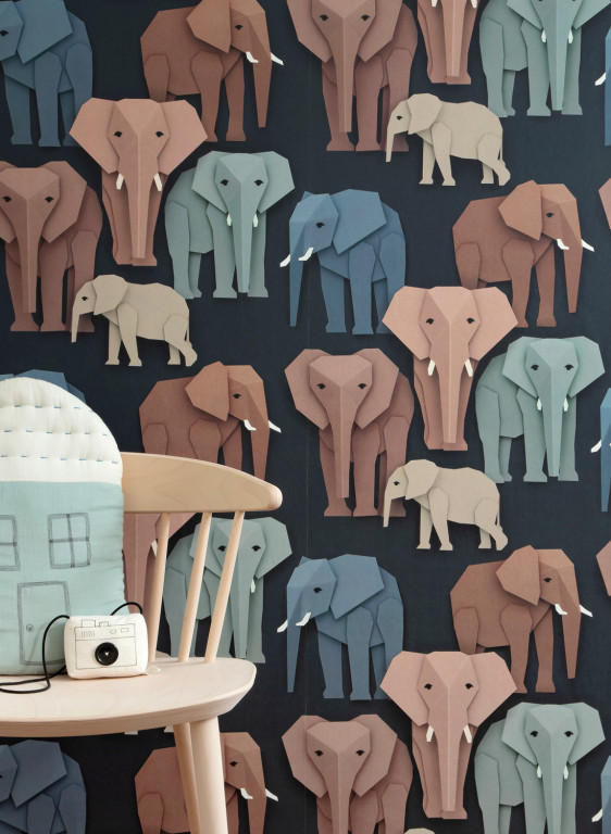 studio ditte Papier peint Elephant-5852 studio ditte Papier peint Elephant-5852