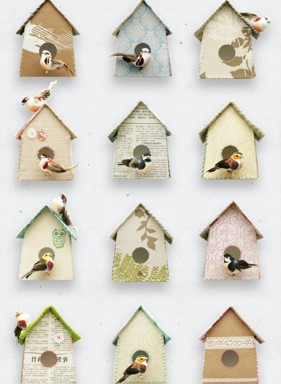 studio ditte Papier peint Birdhouse-5881 studio ditte Papier peint Birdhouse-5881